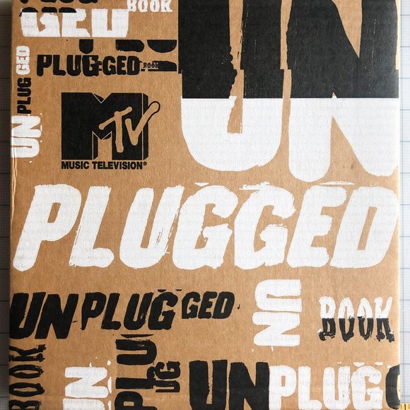 "MTV Unplugged" Spiral bound guitar body shaped book. 1st Edition & Numbered NEW - Picture 1 of 7